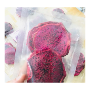 Frites de fruits du dragon séchées douces AD sans sucre, fruits secs sous vide en tranches de fruits du dragon rouges/blancs séchés doux naturels - Product Image 6