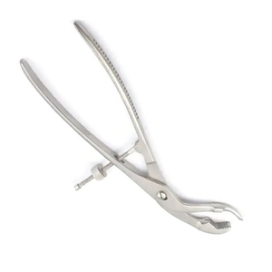 Pinzas Ortopédicas Mini Dentadas de Acero Inoxidable para Sujeción Ósea, Manuales, 3mm 8mm, Rectas y Curvas, Reducción, Certificación CE, Veterinarias - Product Image 3