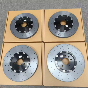 Disco de freno de cerámica de carbono Aplus Racing con pastillas de alto rendimiento delanteras 370 traseras 330 para Audi A6 C8 - Product Image 1