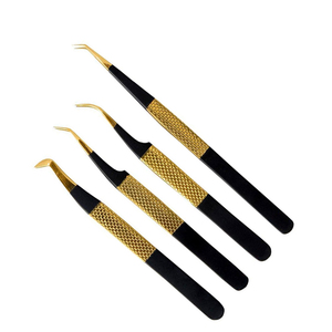 Pince à cils en acier inoxydable avec impression de logo personnalisé Dernier nouvel instrument de conception pour le soin des cils - Product Image 5