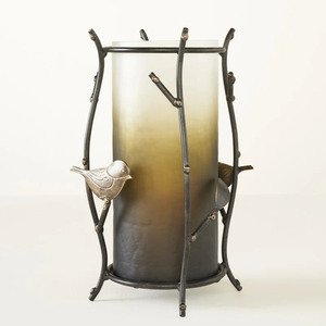 Sleek Modern Metal Tea Light <b>Lantern</b> Holder Handmade Candleholder with Rustic Charm for Sophisticated Interiors - Product Image 3