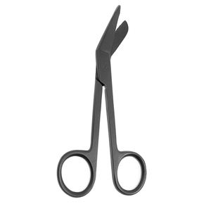 Ciseaux de coupe de pansement en gros Ciseaux de salle d'opération de chirurgie professionnelle en acier et métal de couleur noire - Product Image 5