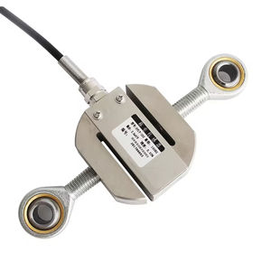 Nouveaux transducteurs de force de traction et de compression en acier allié 5T Capteurs de pesage pour pont roulant Capteur de cellule de charge de type S IP65 - Product Image 1