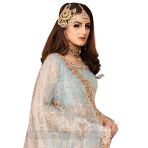 Nuevo diseño de vestidos estilo boutique de diseñador paquistaní para mujer, ropa de boda y fiesta, Vestido de manga larga para mujer de talla grande para adultos - Product Image 3