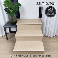 Marchepied d'escalier en MDF stratifié AC5 Carb2 robuste, résistant aux rayures, pour projets hôteliers, vente en gros aux États-Unis
