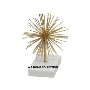 ประติมากรรมชุบทองดีไซน์ปลาโลหะอลูมิเนียมทำด้วยมือแบบมินิมอลสำหรับการตกแต่งภายในบ้านและสำนักงานที่ทันสมัย - Product Image 2