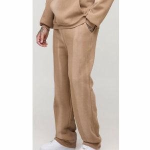 Vêtements de sport de luxe pour hommes hiver coton survêtements 100% solide uni blanc Tech polaire avec col à capuche imprimé techniques - Product Image 6