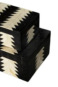 Boîte artisanale en os incrusté, design poli naturel avec thème d'amour pour la décoration de la maison, boîte de rangement pour bijoux, look élégant - Product Image 3