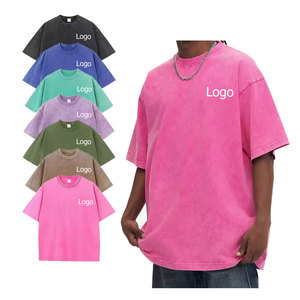 T-shirt pour homme blanc uni, col ras du cou, épaules tombantes, coupe ample et carrée, personnalisable, streetwear, 100% coton, logo personnalisé, tricoté - Product Image 6