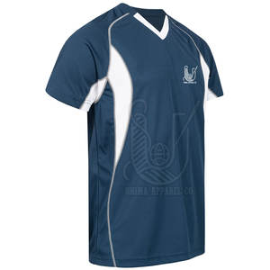 Camiseta de Voleibol Profesional Personalizada 100% Poliéster Sublimada 2025 al por Mayor Lisa Teñida con Logotipo Personalizado en la Parte Delantera Servicio OEM - Product Image 2