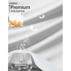 T-shirt de natation athlétique à séchage rapide, tissu anti-UV pour la protection contre les éruptions cutanées et les performances sportives aquatiques - Product Image 3