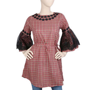Kurti rayé pour femme - Multicolore - Product Image 2