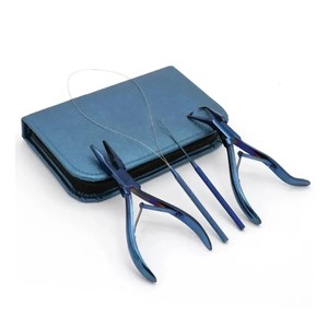 NEW Hot Selling Hair Tools Hair Extension Tools <b>Kit</b> Micro <b>Beads</b> Hair Pulling Hook & Loop Set Stainless Steel - Product Image 2