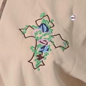 เสื้อถักกันหนาวมีฮู้ดเสื้อครอปไซส์ใหญ่พิเศษมีฮู้ดระบายอากาศได้ดี - Product Image 3