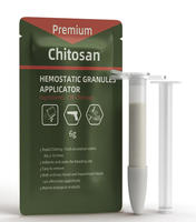 Agent hémostatique portable au chitosane pour la survie en extérieur avec applicateur