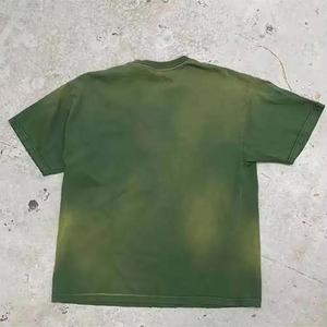 เสื้อยืดผู้ชายผ้าฝ้าย100% ซักกรดไซส์ใหญ่พิเศษเสื้อยืดวินเทจสำหรับผู้ชาย - Product Image 3