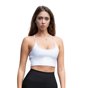 Soutiens-gorge de sport sans couture personnalisés pour femmes, haute performance pour le fitness, soutien confortable, soutien-gorge grande taille, OEM ODM en gros, logo frontal - Product Image 2