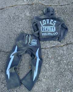 Luxury Y2K Retro Custom Cotton Terry Square Fit Zip Hoodie para hombres Distressed Bordado Sun Dyed Washed Casual Streetwear - Product Image 3