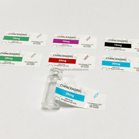 Étiquettes d'emballage à faible MOQ, étiquettes pour flacons, étiquettes pour peptides 3 ml