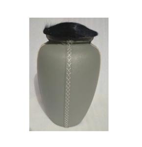 Urne funéraire classique en cuir de qualité supérieure et en aluminium pour cendres humaines, fournitures commémoratives funéraires, urne pour cendres humaines - Product Image 1