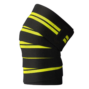 Powerlifting Rodilleras Alto elástico Levantamiento de pesas Gimnasio Entrenamiento Fitness Rodillera Envoltura para la venta - Product Image 4