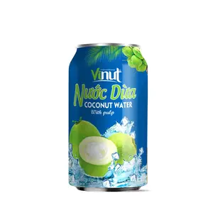 330 мл консервированной органической свежей кокосовой воды с мякотью от вьетнамской фабрики, бестселлер