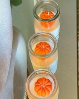 Produit chaud fait main Halloween citrouille bougies parfumées automne bougie décoration bon prix du Vietnam