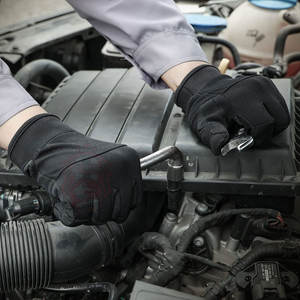 Guantes de Trabajo Deportivos de Alta Calidad AGS-2008, Resistentes al Desgaste, Antideslizantes, de Cuero, para Todas las Temporadas, para Hombre - Product Image 6