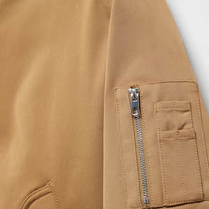 แจ็กเก็ตบอมเบอร์สำหรับผู้หญิงเสื้อแจ็กเก็ตบอมเบอร์ระบายอากาศได้ดีมีสไตล์ - Product Image 6