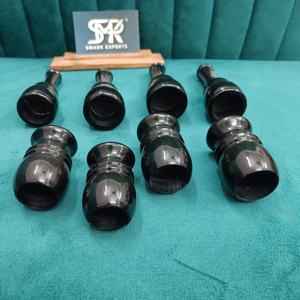 Brocha de Afeitar de Cuerno de Búfalo SMARK EXPORTS SE-900 Premium, Mango Resistente y Ligero, Sensación Lujosa, Diseño Clásico, Barbería, Hogar - Product Image 3