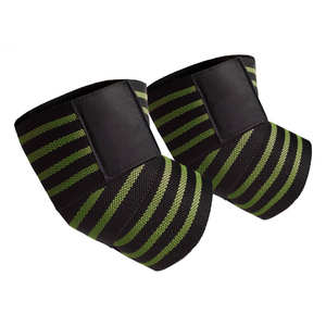 Bandages de soutien pour les coudes et les genoux réglables unisexes pour la musculation, faible MOQ, produits de sécurité pour le sport - Product Image 1