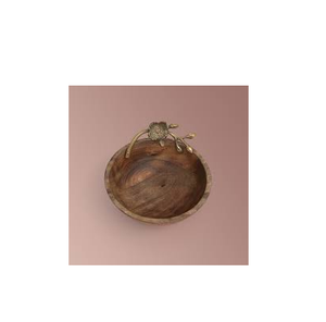 Bol en bois et poignée en acier et ustensiles de cuisine et restaurants et utilisation à la main pour l'artisanat naturel à bas prix - Product Image 2