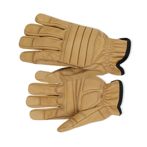 ถุงมือขับรถกันลื่นหนังวัวหุ้มหนังแพะสำหรับงานช่างแบบลำลองกลางแจ้งและงานสวน - Product Image 4