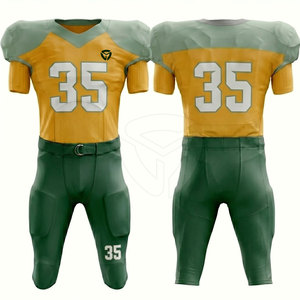 Uniforme de football américain de qualité supérieure, coupe confortable, tissu haute performance, idéal pour les équipes professionnelles - Product Image 3