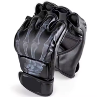 Gants de MMA pour hommes Dolanto, cuir de vachette de qualité supérieure, évacuation de l'humidité, plus rembourrés, respirants, personnalisables, arts martiaux, boxe