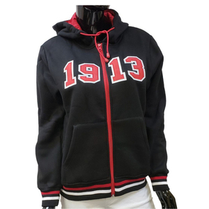 เสื้อฮู้ดแขนยาวแบบสวมหัวสำหรับผู้หญิงเสื้อมีฮู้ดแขนยาว Zeta phi Beta และพี่น้องปักลายนูนเก้าด้าน - Product Image 4