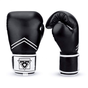 Gants MMA professionnels 12oz gants de boxe en cuir personnalisés avec propre logo nouveau design pour le prix de kickboxing - Product Image 1