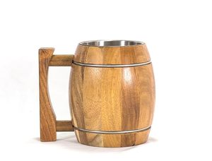 ARTSAN AURA Tasse à vin et à bière de luxe en acier inoxydable grande capacité avec poignée Prix bas pour cadeaux d'affaires - Product Image 3