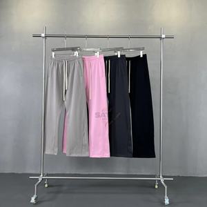 กางเกงซับเหงื่อสำหรับผู้ชายผ้าขนแกะผ้าโพลีเอสเตอร์/ ผ้าฝ้ายแบบลำลองออกแบบได้ตามต้องการสำหรับ2025 - Product Image 3