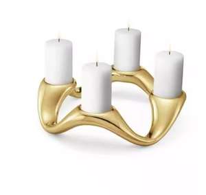 Nordic Vintage Antique Metal Menorah Candelabra Menorah Candelabra for Religions Activity - Product Image 3