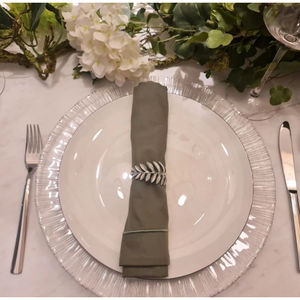 <b>Silver</b> <b>Napkin</b> Ring Tissue Organizer <b>Napkin</b> Holder for Christmas Birthday Party Table Setting <b>Napkin</b> Clip Tissue Holder - Product Image 2