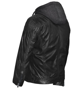 Chaqueta de Invierno de Piel de Cordero para Hombre, Estilo Urbano, Resistente al Viento, Impermeable, Transpirable y Ecológica - Product Image 3