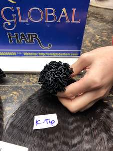 Venta caliente Kinky Straight Ktip Hair Double Drawn Hair 8-32 inch Cabello vietnamita sin procesar de alta calidad - Product Image 3