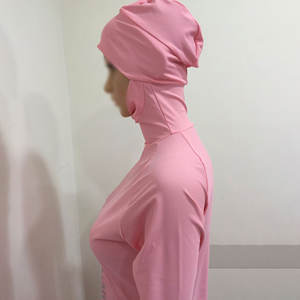 Alta calidad impermeable islámico Hijab traje de baño nuevo diseño cobertura completa traje de baño para mujeres y niñas tallas grandes trajes de carreras - Product Image 6