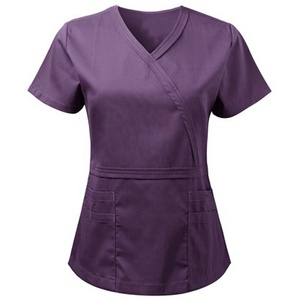 Uniformes quirúrgicos baratos Hospital Dentista Clínica Mujeres Scrub Sets Uniforme de enfermera Scrubs Uniformes médicos - Product Image 3
