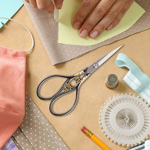 Ciseaux de broderie de qualité industrielle pour la couture Crewel couture tissu façonnage Art travail - Product Image 6