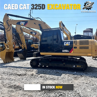 Excavatrice sur chenilles Caterpillar 325D, 25 tonnes, excavatrice de taille moyenne, moteur Cat C7 ACERT, excavatrice de construction américaine d'occasion