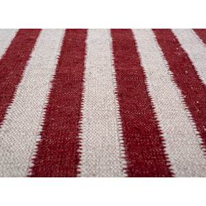 Alfombras de Lana Tejidas a Mano Alhambra Ivory, Diseño de Rayas, con Seda de Bambú, para el Hogar, Pasillo, Dormitorio, Sala de Estar-ADWL-13202 - Product Image 3