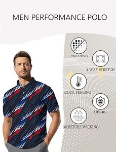 Polos pour hommes et femmes chemise design confortable polo avec caractères et lettres imprimés et design et logo - Product Image 4