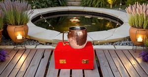 แก้วมอสโกมิวล์ขนาด16ออนซ์พร้อมของขวัญทองแดงบริสุทธิ์เรียงรายทำจากนิกเกิลบรรจุในกล่องกำมะหยี่สีแดงสำหรับคนที่คุณรัก - Product Image 5